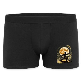 Méditation Zen du Tai Chi – Entraînement au Chi Qigong - Boxer Homme - noir - Devant