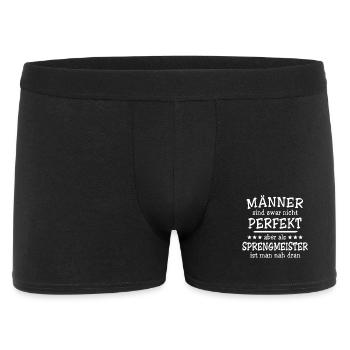 Sprengmeister Männer - Männer Boxer Shorts - Schwarz - Vorne