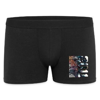 WELTRAUM 15 JAHRE 2011 ASTRONAUT 15. GEBURTSTAG - Männer Boxer Shorts - Schwarz - Vorne
