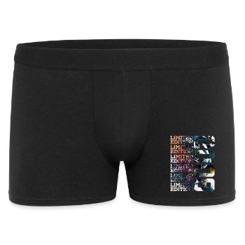WELTRAUM 18 JAHRE 2008 ASTRONAUT 18. GEBURTSTAG - Männer Boxer Shorts - Schwarz - Vorne