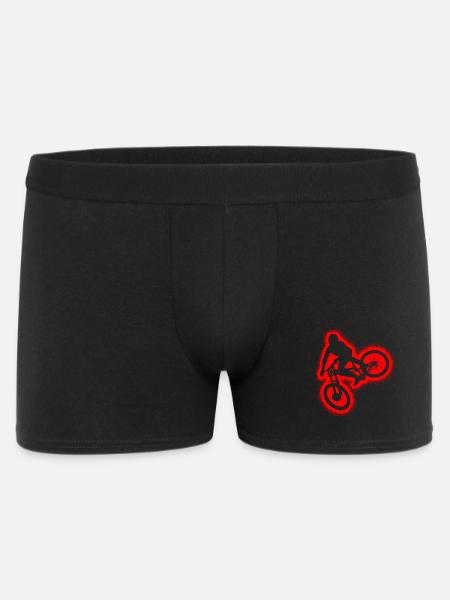 Descente Vélo VTT Hommes Garçons - Boxer Homme - noir