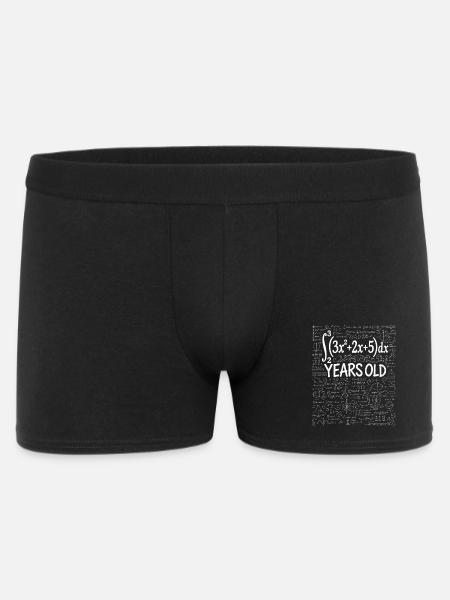 29th Birthday Calculus Math Geek Funny - Men's Boxer Shorts - black