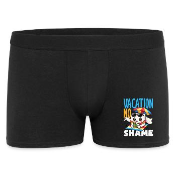 Das Einsteigen In Flugzeuge lustig - Männer Boxer Shorts - Schwarz - Vorne