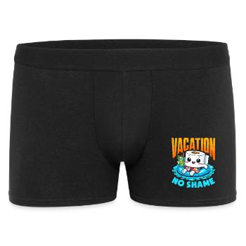 Das Einsteigen In Flugzeuge lustig - Männer Boxer Shorts - Schwarz - Vorne