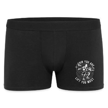Powerlifting Bodybuilder Lift You Must Gym Gift - Men's Boxer Shorts - black - Front