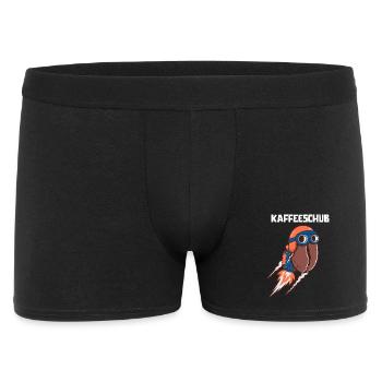 Kaffeeschub Rocket Coffee Bean Funny - Men's Boxer Shorts - black - Front