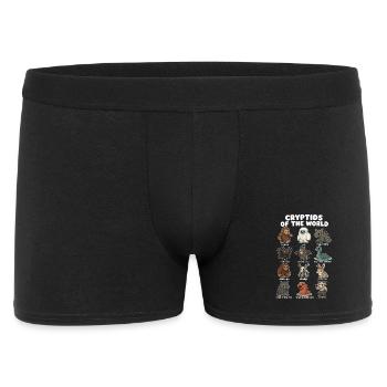  Cryptids Of The World Niedliches - Männer Boxer Shorts - Schwarz - Vorne