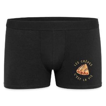 Les crêpes c'est la vie - Boxer Homme - noir - Devant