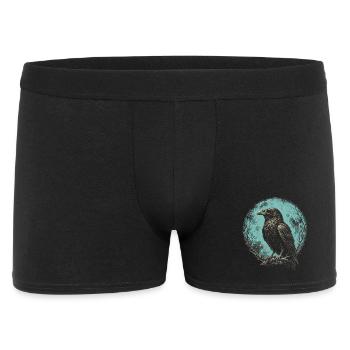 Rabe Raben - Männer Boxer Shorts - Schwarz - Vorne