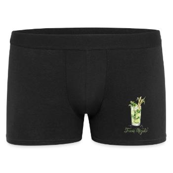 Hen Party Team Mojito Cocktail Bartender - Männer Boxer Shorts - Schwarz - Vorne