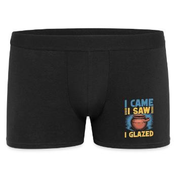 Gifts For Pottery Makers Came Saw Glazed Pottery - Men's Boxer Shorts - black - Front