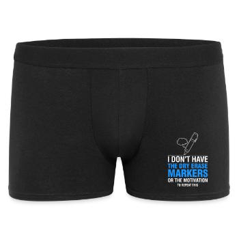 Je n’ai pas le mème des marqueurs effaçables à sec - Boxer Homme - noir - Devant