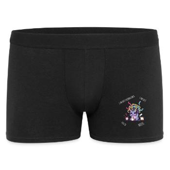 Full of Noise – Sensory Overload Cat - Men's Boxer Shorts - black - Front