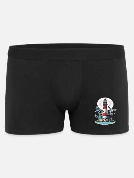 lighthouse - Men's Boxer Shorts - black