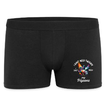 Pigeon Therapy Art - Men's Boxer Shorts - black - Front