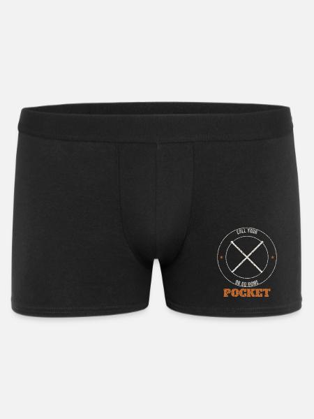 Call Your Pocket Badge - Men's Boxer Shorts - black