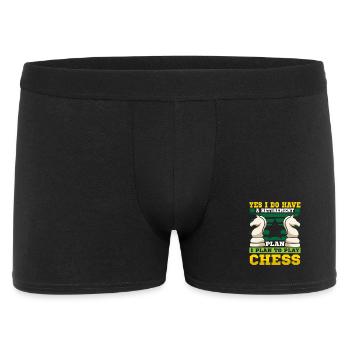 Chess Chess Player Chessboard - Men's Boxer Shorts - black - Front