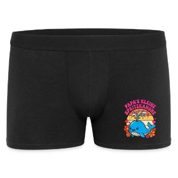 Kleiner Spritzkannon-Wal im Retro-Look - Boxer Homme - noir - Devant
