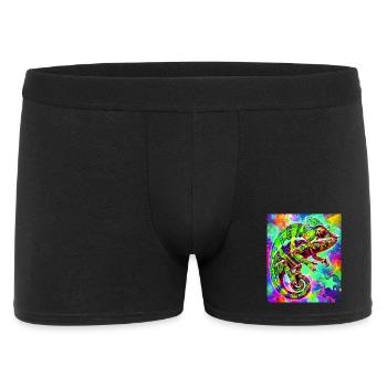 caméléon - Boxer Homme - noir - Devant