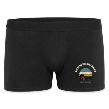 Billiards Grandpa Retro - Boxer Homme - noir - Devant