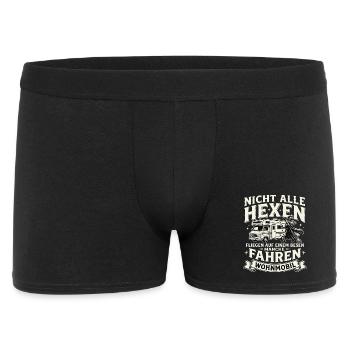 Hexen fahren Wohnmobil – Nicht Alle - Männer Boxer Shorts - Schwarz - Vorne