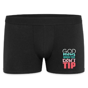 Serveur Barman Barchef - Boxer Homme - noir - Devant