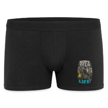 Industrial Climber Height Worker Rope Tech Life - Men's Boxer Shorts - black - Front