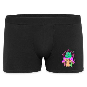 Pastell Gothic - Männer Boxer Shorts - Schwarz - Vorne