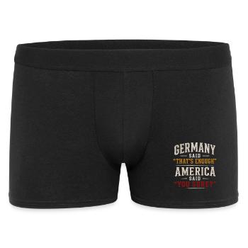 German American German Roots Origin - Men's Boxer Shorts - black - Front