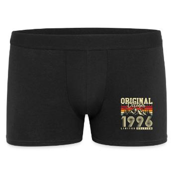 Original October 1996 – 30th Birthday Vintage - Men's Boxer Shorts - black - Front