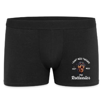 Chien de thérapie Rottweiler - Boxer Homme - noir - Devant