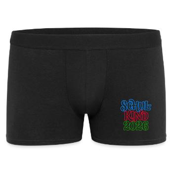 Schoolchild 2026 | Neon Optics | School enrollment - Men's Boxer Shorts - black - Front