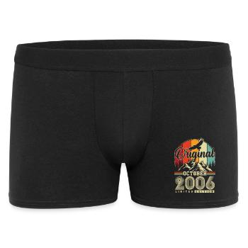 Original octobre 2006 – 20e anniversaire Millésime - Boxer Homme - noir - Devant