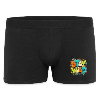 stay wild - Men's Boxer Shorts - black - Front