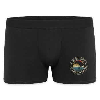 Fallschirmspringer Ich kann nicht Bin im Freifall - Männer Boxer Shorts - Schwarz - Vorne