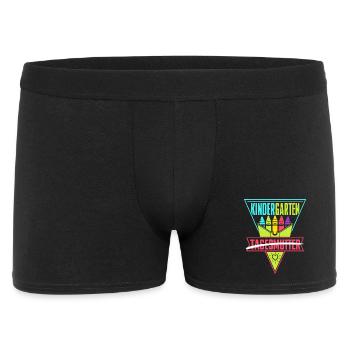 Tschüss Tagesmutter Kindergarten - Männer Boxer Shorts - Schwarz - Vorne