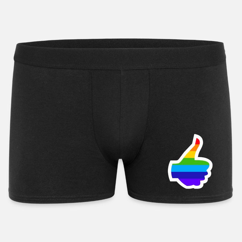 2 pouces vers le haut - Boxer Homme - noir