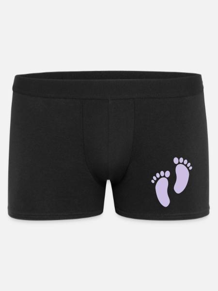 2541614 15465747 foot - Men's Boxer Shorts - black
