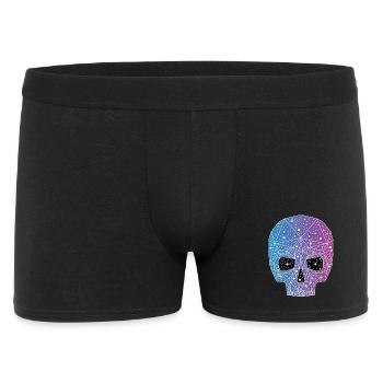 Tête de mort galactique - Boxer Homme - noir - Devant