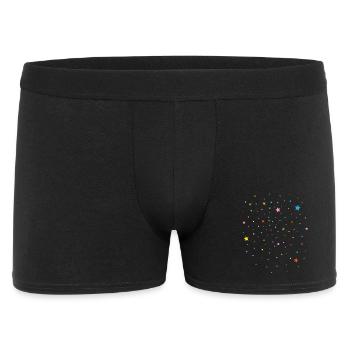 Confetti Carnival Star Party Birthday Decoration - Men's Boxer Shorts - black - Front