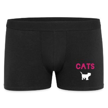 Gift idea for cat lover - Men's Boxer Shorts - black - Front