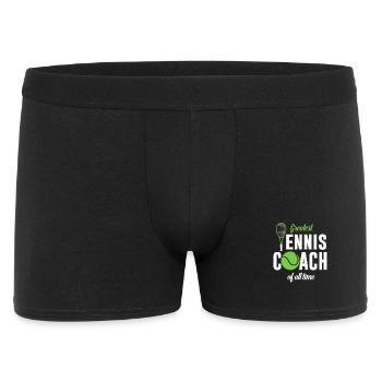 Größter Tennis-Coach aller Zeiten - Männer Boxer Shorts - Schwarz - Vorne
