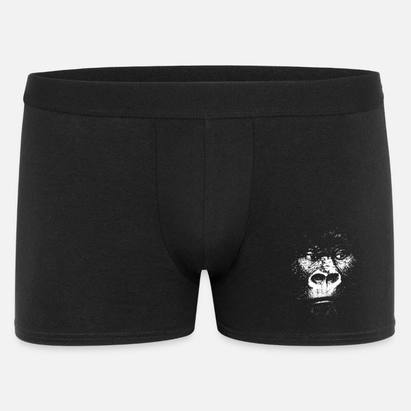 Illustration de singe expressionniste, gorille - Boxer Homme - noir