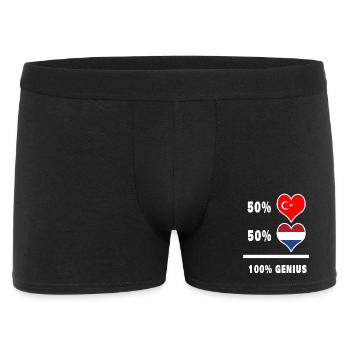 Netherlands and Turkey awesome / gift - Men's Boxer Shorts - black - Front