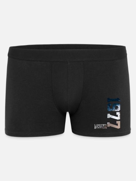 49TH BIRTHDAY LIMITED EDITION 1977 - Men's Boxer Shorts - black