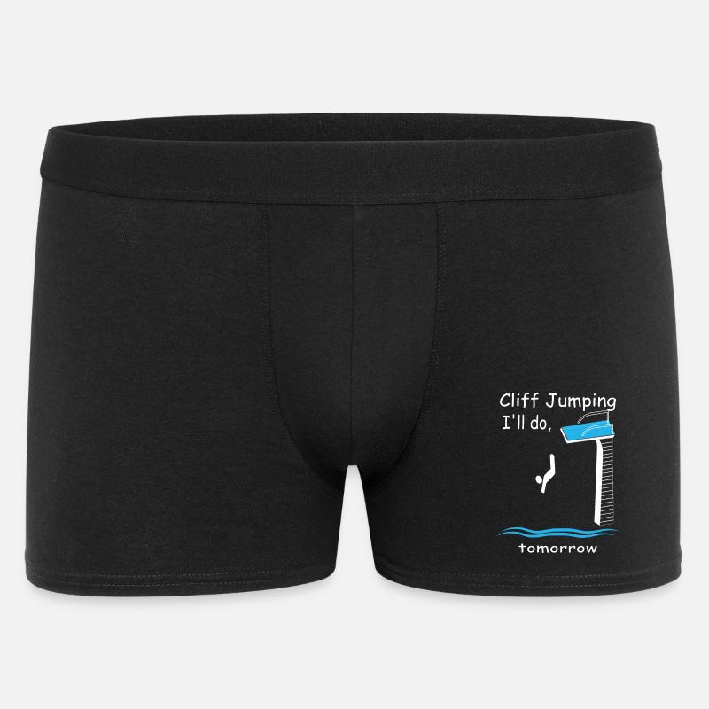 Klippenspringer - Männer Boxer Shorts - Schwarz