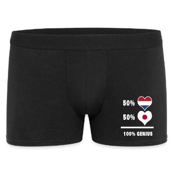 Le Japon et les Pays-Bas génie / GIFT - Boxer Homme - noir - Devant