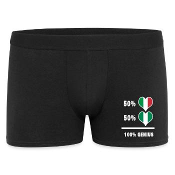 Brillant Italie et Nigeria / Cadeau - Boxer Homme - noir - Devant
