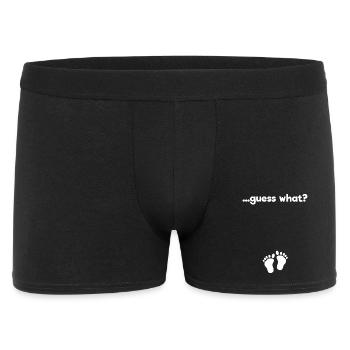 Pregnant Statement Parents Baby Feet Baby Bump - Men's Boxer Shorts - black - Front