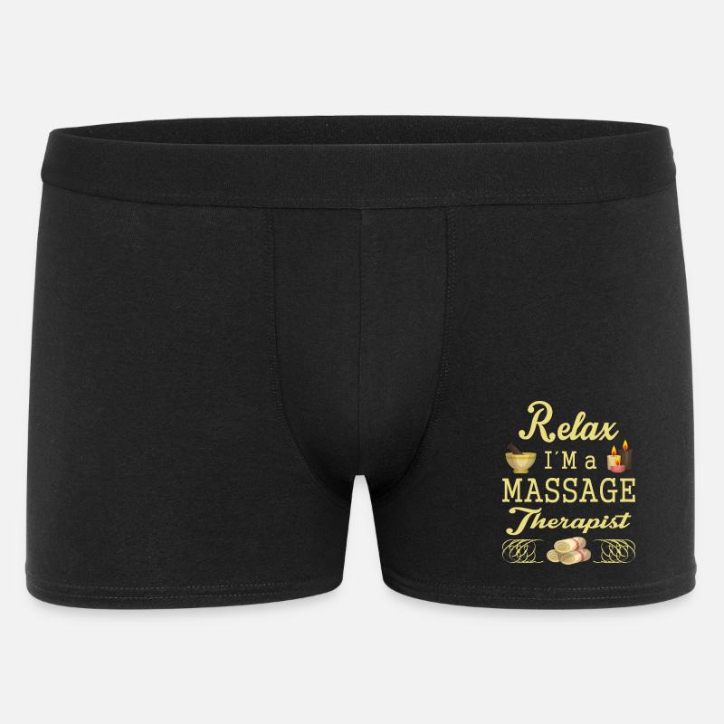 Massagetherapie - Männer Boxer Shorts - Schwarz